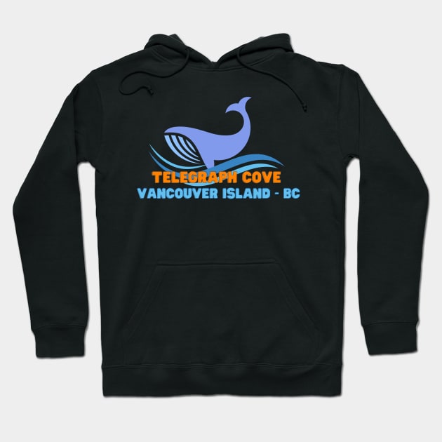 Telegraph Cove - Whale watching Hoodie by DW Arts Design